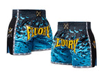 FLUORY MTSF132 MUAY THAI BOXING SHORTS XS-XXXL 4 COLOURS UNISEX JUNIOR & ADULT
