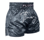 FLUORY MTSF135 MUAY THAI BOXING SHORTS XXS-XXL 2 COLOURS UNISEX JUNIOR & ADULT