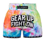 FLUORY MTSF138 MUAY THAI BOXING SHORTS XXS-XXL 2 COLOURS UNISEX JUNIOR & ADULT
