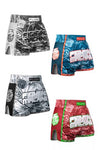 FLUORY MTSF139 MUAY THAI BOXING SHORTS XS-XXXL 4 COLOURS UNISEX JUNIOR & ADULT