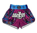 FLUORY MTSF146 MUAY THAI BOXING SHORTS XS-XXXL PURPLE UNISEX JUNIOR & ADULT