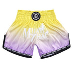 FLUORY MTSF115 MUAY THAI BOXSHORTS XS-XXXL Rot Gelb UNISEX JUNIOR &amp; ERWACHSENE