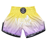 FLUORY MTSF115 MUAY THAI BOXSHORTS XS-XXXL Rot Gelb UNISEX JUNIOR &amp; ERWACHSENE