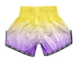 FLUORY MTSF115 MUAY THAI BOXSHORTS XS-XXXL Rot Gelb UNISEX JUNIOR &amp; ERWACHSENE