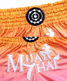 FLUORY MTSF115 MUAY THAI BOXSHORTS XS-XXXL Rot Gelb UNISEX JUNIOR &amp; ERWACHSENE