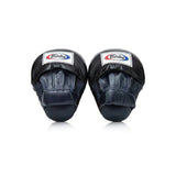 FAIRTEX FMV9 ULTIMATE CONTOURED MUAY THAI BOXING MMA PUNCHING FOCUS MITTS PADS Black Blue