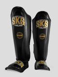 SKS Empire Muay Thai Shinguards Size S-L Black