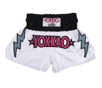 YOKKAO STADIUM CARBONFIT MUAY THAI MMA BOXING Shorts S-XL White