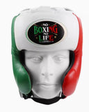 No Boxing No Life Protector Boxing Sparring Headgear Head guard M-L Red White Green