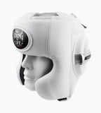 No Boxing No Life Protector Boxing Sparring Headgear Head guard M-L White Silver