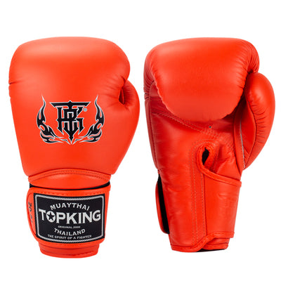 Top King TKBGSA SUPER AIR MUAY THAI BOXING GLOVES 8-16 oz Orange