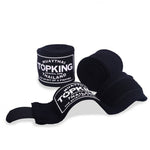 TOP KING MUAY THAI BOXING HANDWRAPS COTTON ELASTIC 4.5 m Vary Colours