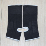 LION KING 0052 MUAY THAI  BOXING MMA ANKLE SUPPORT GUARD M-L Black