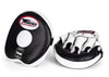 TWINS SPIRIT SPEEED PML-13 MUAY THAI BOXING MMA PUNCHING FOCUS MITTS PADS Leather Black White