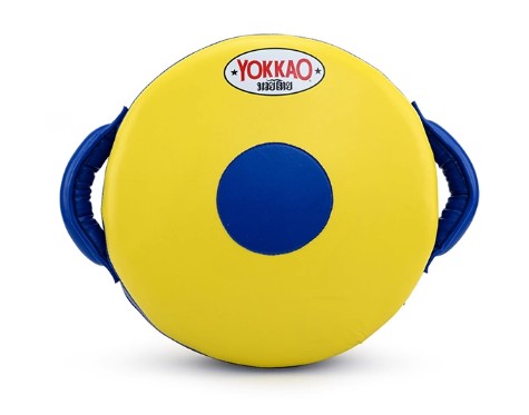 YOKKAO ROUND PUNCHING PAD Yellow Blue
