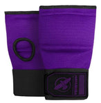 HAYABUSA MUAY THAI BOXING QUICK GEL GLOVES HANDWRAPS XS-XL Purple Black