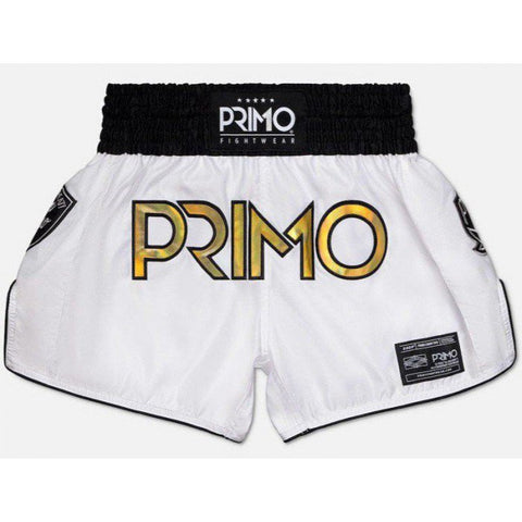 Primo Muay Thai Shorts Special Edition Melrose OG S-XXL White Gold