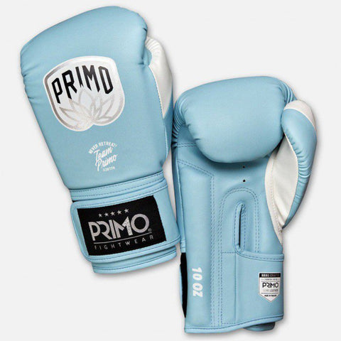 Primo Emblem 2.0 Semi Leather Boxing Gloves 12 oz Arctic Blue