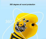 RAJA MUAY THAI BOXING GLOVES Breathable Extra Protection Cooltex PU Leather Kids Size 6 / 6plus oz Dragon Ball