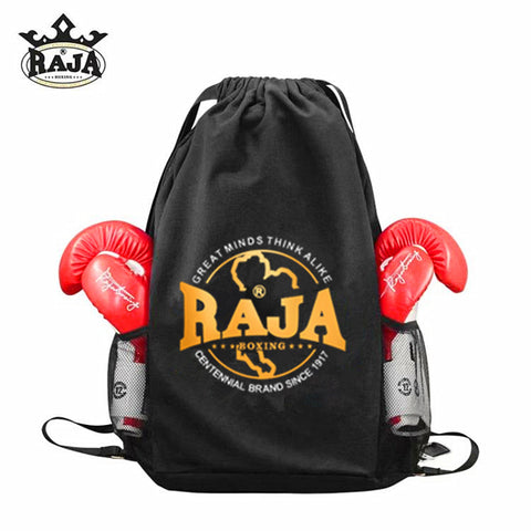 RAJA RABAG-9 DRAWSTRING BOXING EQUIPMENT BAG BACKPACK 50 x 41 x 18 cm Black