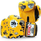 YOKKAO ROCK 'N ROLLA MUAY THAI BOXING GLOVES 8-16 oz GOLD