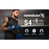 HAYABUSA S4 BOXHANDSCHUHE MUAY THAI BOXHANDSCHUHE 8-16 oz 3 Farben
