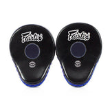 FAIRTEX FMV9 ULTIMATE CONTOURED MUAY THAI BOXING MMA PUNCHING FOCUS MITTS PADS Black Blue