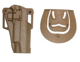 Airsoft Tactical Military CQC OWB Polymer Pistol Holster G17/1911/M92/P226/USP 3 Colours