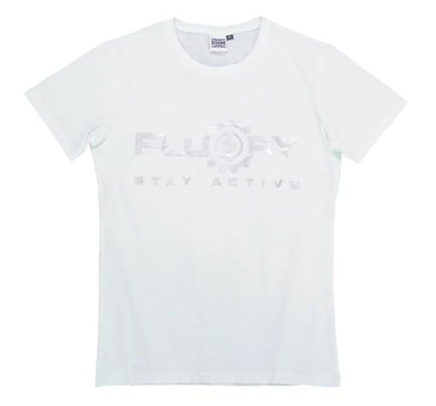 FLUORY TF21 MUAY THAI BOXING MMA Training Quick Dry T-Shirt S-XXL White