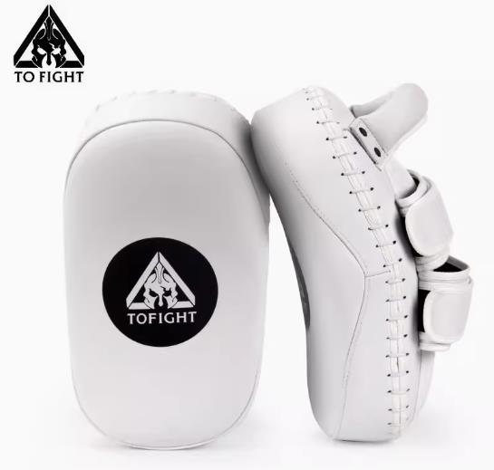 TOFIGHT TFKP6 MUAY THAI BOXING MMA KICK PADS LIGHT WEIGHT PAIR 2 COLOURS