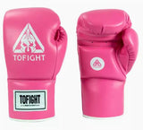 TOFIGHT TFTGV18 MUAY THAI BOXING COMBINATION PUNCH MITTS GLOVES 18 oz Pink