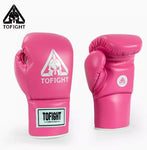 TOFIGHT TFTGV18 MUAY THAI BOXING COMBINATION PUNCH MITTS GLOVES 18 oz Pink