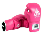 TOFIGHT TFTGV18 MUAY THAI BOXING COMBINATION PUNCH MITTS GLOVES 18 oz Pink