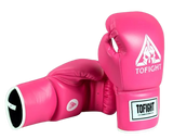 TOFIGHT TFTGV18 MUAY THAI BOXING COMBINATION PUNCH MITTS GLOVES 18 oz Pink