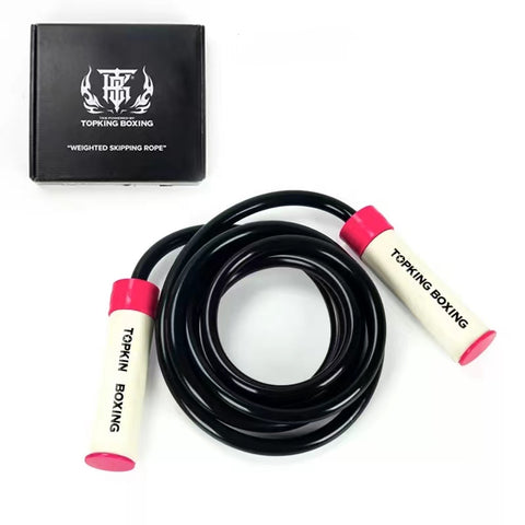 TOP KING TKSKR-03 Fitness Ball Bearing Weighted Skipping Jump Rope 3M ...