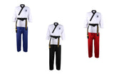 Dracula Taekwondo TKD Training Uniform Suits Adult & Junior XXXS-XXXL 3 Colours