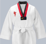 Dracula Taekwondo TKD Training Uniform Suits Adult & Junior XXXS-XXXL White