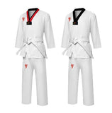 Dracula Taekwondo TKD Training Uniform Suits Adult & Junior XXXS-XXXL White