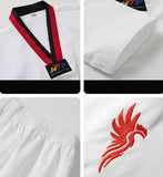 Dracula Taekwondo TKD Training Uniform Suits Adult & Junior XXXS-XXXL White