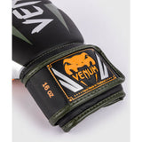 VENUM-1392-604 ELITE MUAY THAI BOXING GLOVES 8-16 OZ Black Silver Kaki