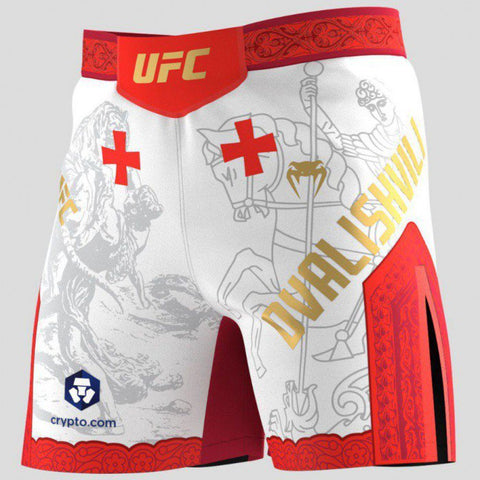 UFC Unrivaled by Venum Islam Makhachev Men’s Fight Short XS-XXL White Red