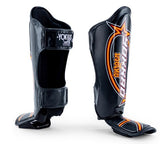 YOKKAO VERTICAL MUAY THAI BOXING MMA SHIN GUARD PROTECTOR XS-L BLACK