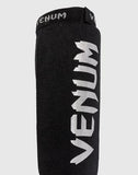 VENUM-0480-128 KONTACT ELASTIC MUAY THAI BOXING MMA SHIN GUARD PROTECTOR Cotton Size M-L Black Silver