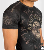 VENUM-04802-124 Santa Muerte Dark Side MMA Muay Thai Boxing Rashguard Compression T-shirt Size M-XL Black Brown