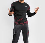 VENUM VNMUFC-00111-001 UFC Authentic Fight Week Men’s Long-sleeve T-shirt S-XXL Black Red