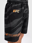Venum VNMUFC-00260-651 UFC Adrenaline Fight Week Performance Men’s Shorts S-XXL Urban Camo
