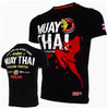 Vszap VT001 Muay Thai Boxing T-Shirt S-4XL Black