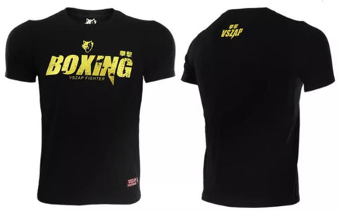 Vszap VT011 Boxing T-Shirt S-4XL Black Gold