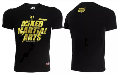 Vszap VT011 MMA T-Shirt S-4XL Black Gold
