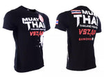 Vszap Bangkok VT002 Muay Thai Boxing T-Shirt XS-4XL Black